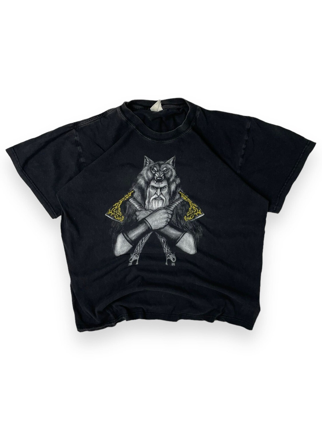 T-shirt z nadrukiem &quot;Wiking&quot; (S)
