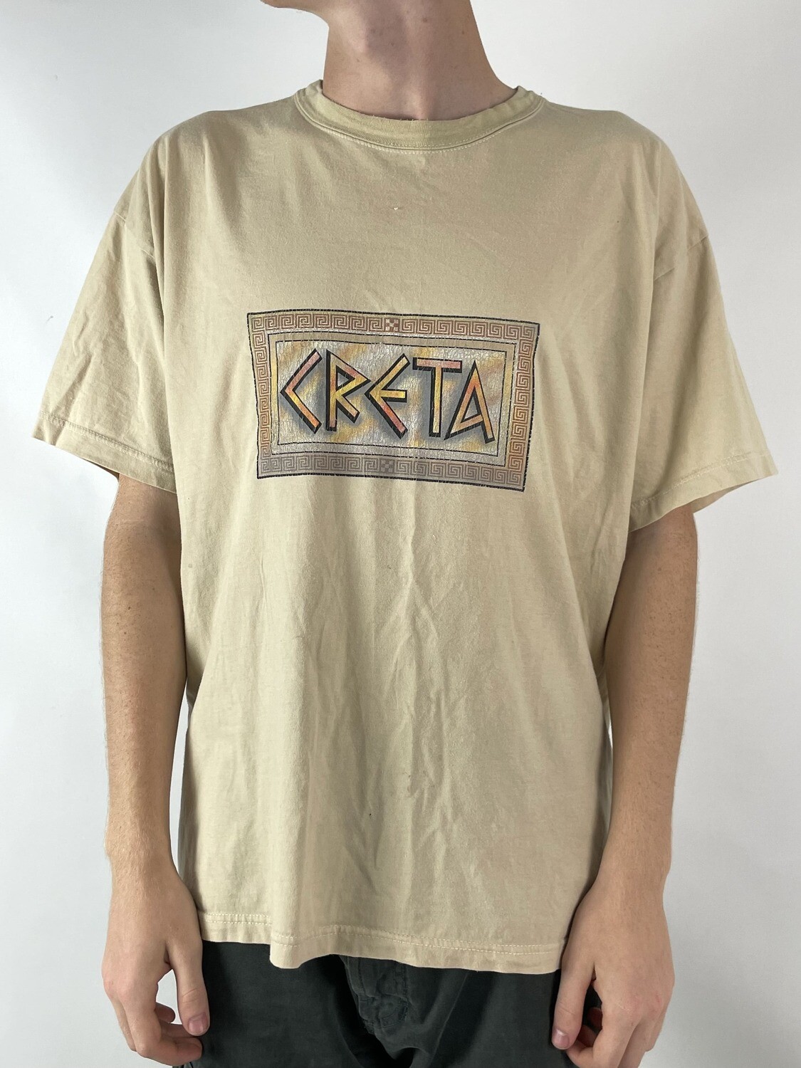 T-shirt z nadrukiem &quot;Creta&quot; (M)