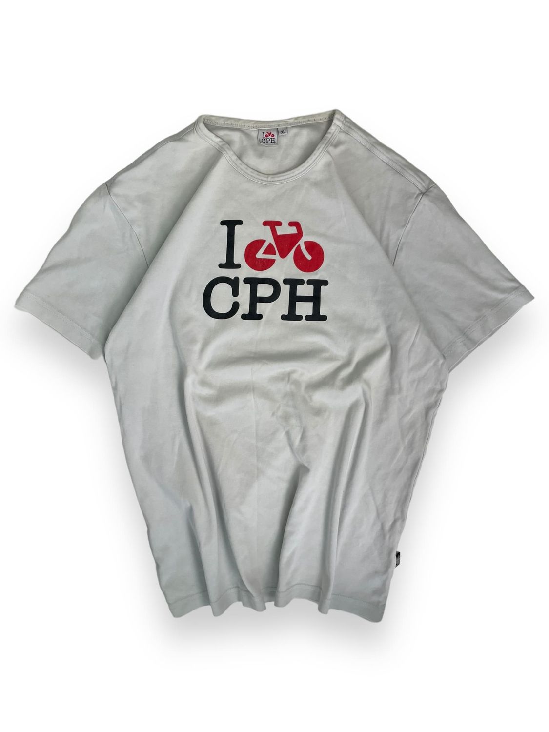 T-shirt z nadrukiem &quot; I Love CPH&quot; (M)