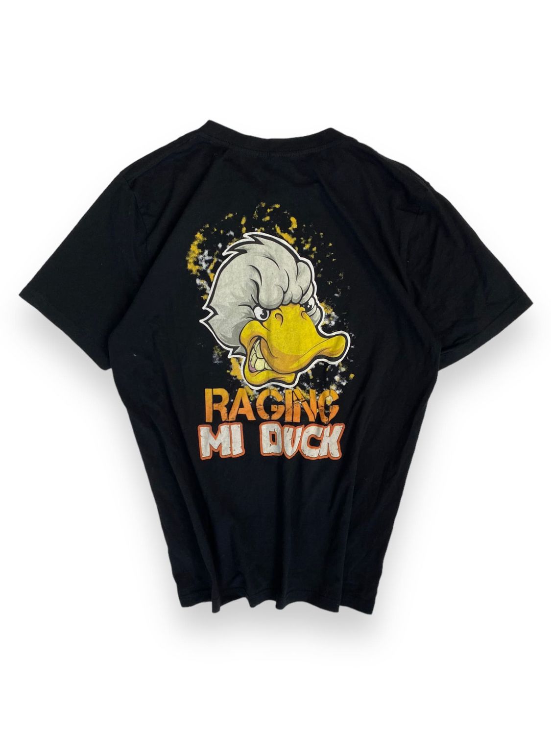 T-shirt z nadrukiem &quot;Racing My Duck&quot; (L)