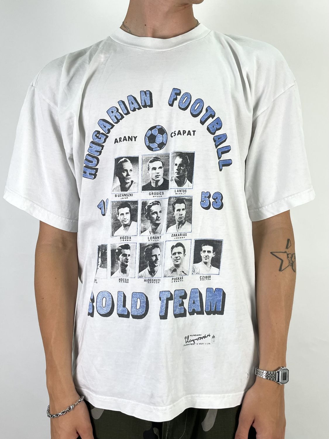 T-shirt z nadrukiem &quot;Hungary Football&quot; (XL)