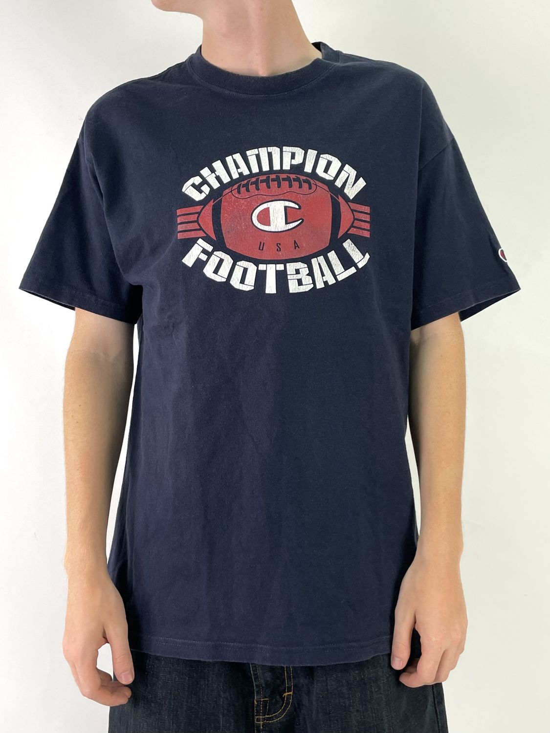 T-shirt z nadrukiem Champion (L)
