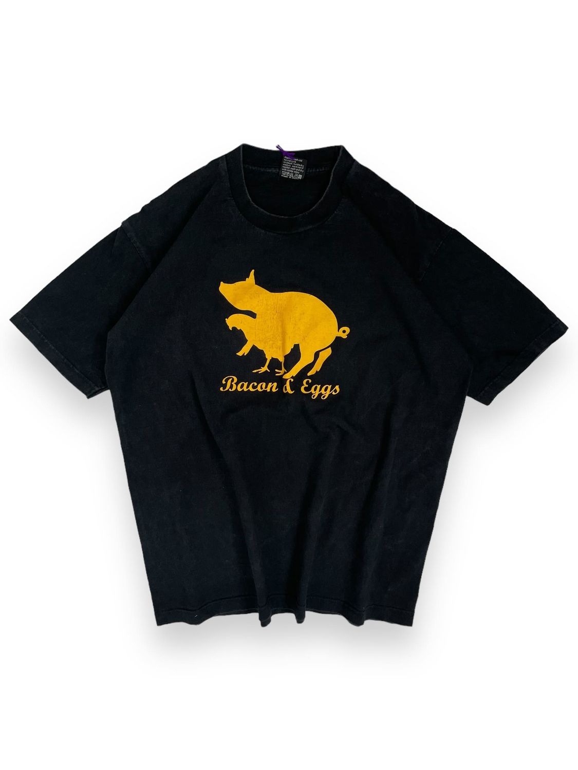 T-shirt z nadrukiem &quot;Bacon and Eggs&quot; (L)