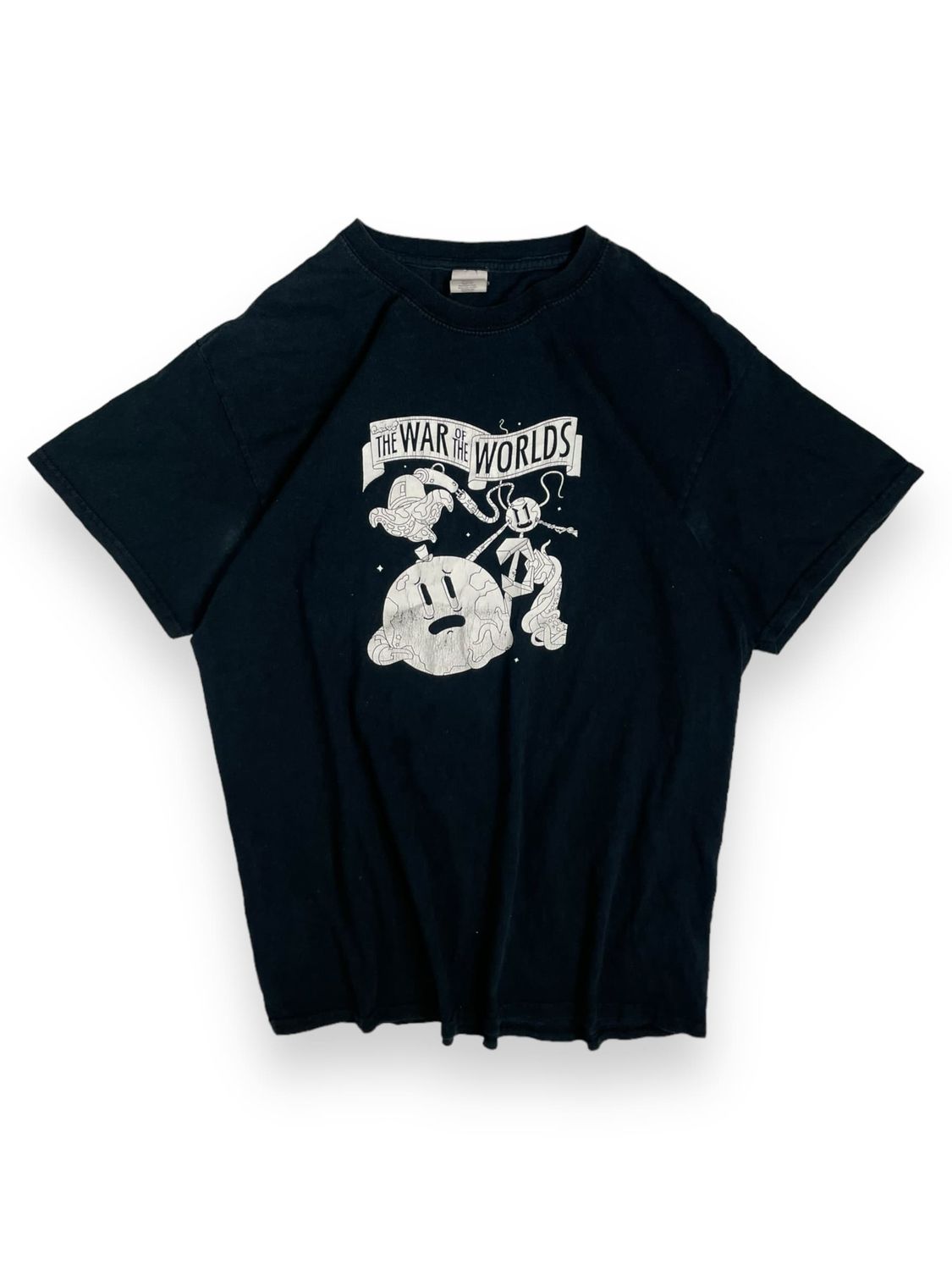 T-shirt z nadrukiem &quot;War Worlds&quot; (L)