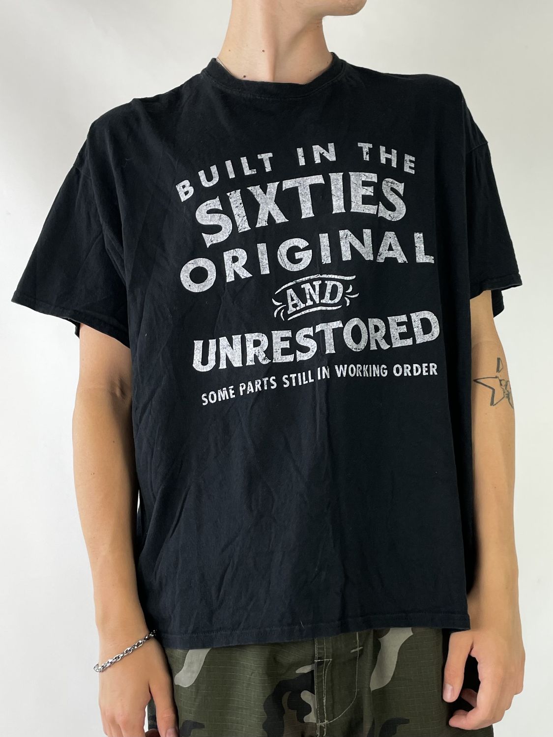 T-shirt z nadrukiem &quot;Sixties&quot; (XXL)