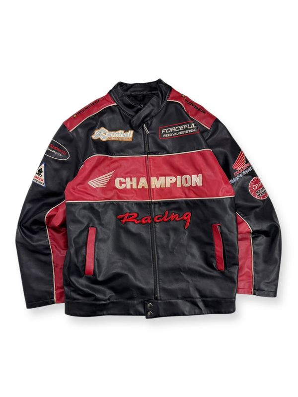Kurtka Skórzana Nascar (XL)