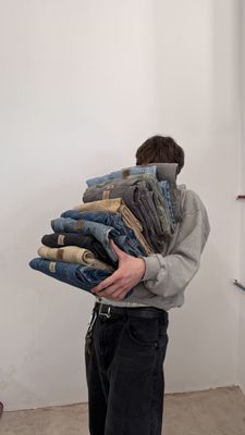 Spodnie jeansowe marki Dickies / Carhartt Workwear Baggy Vintage Archive