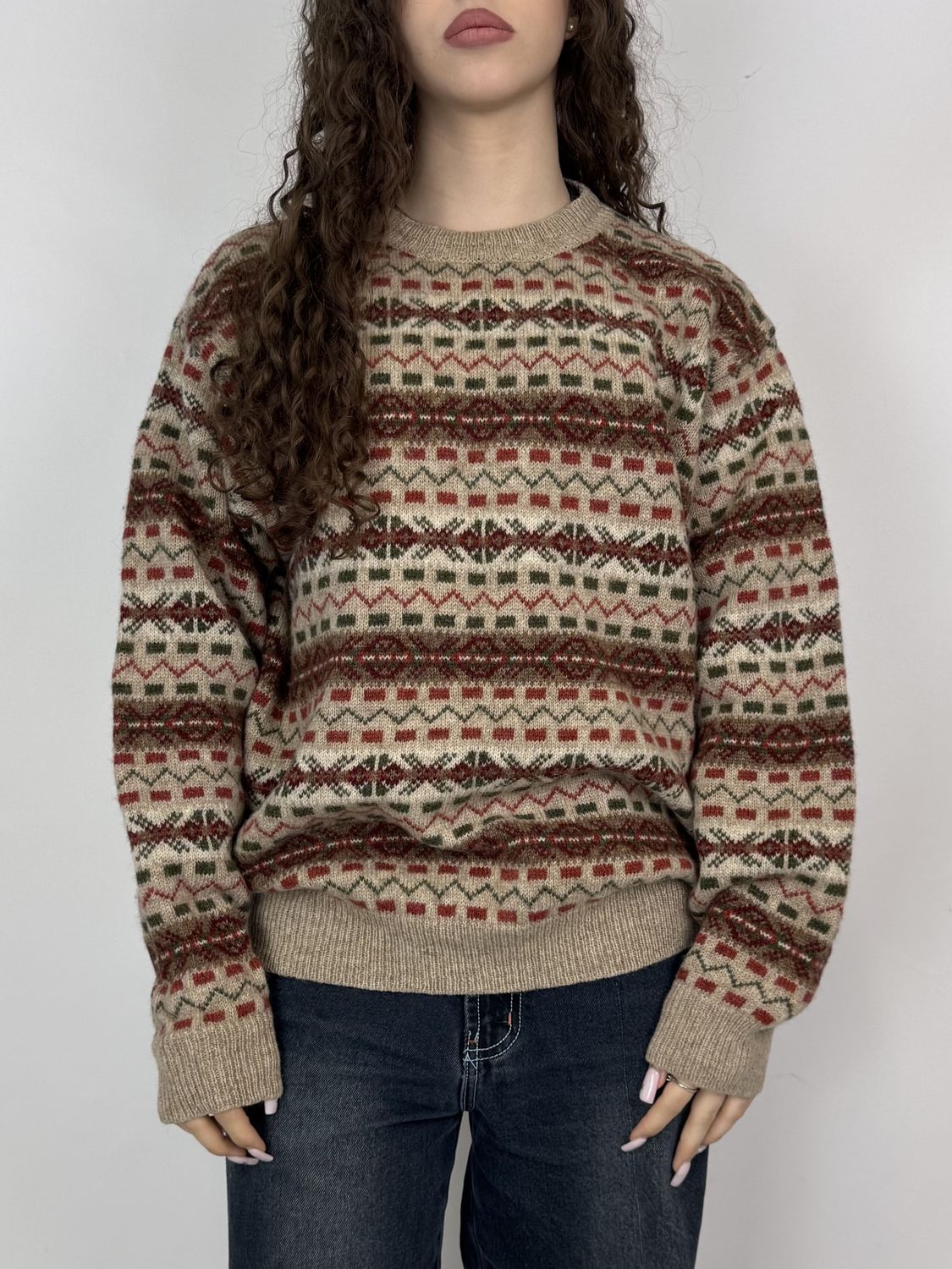 Sweter Wełniany (S)