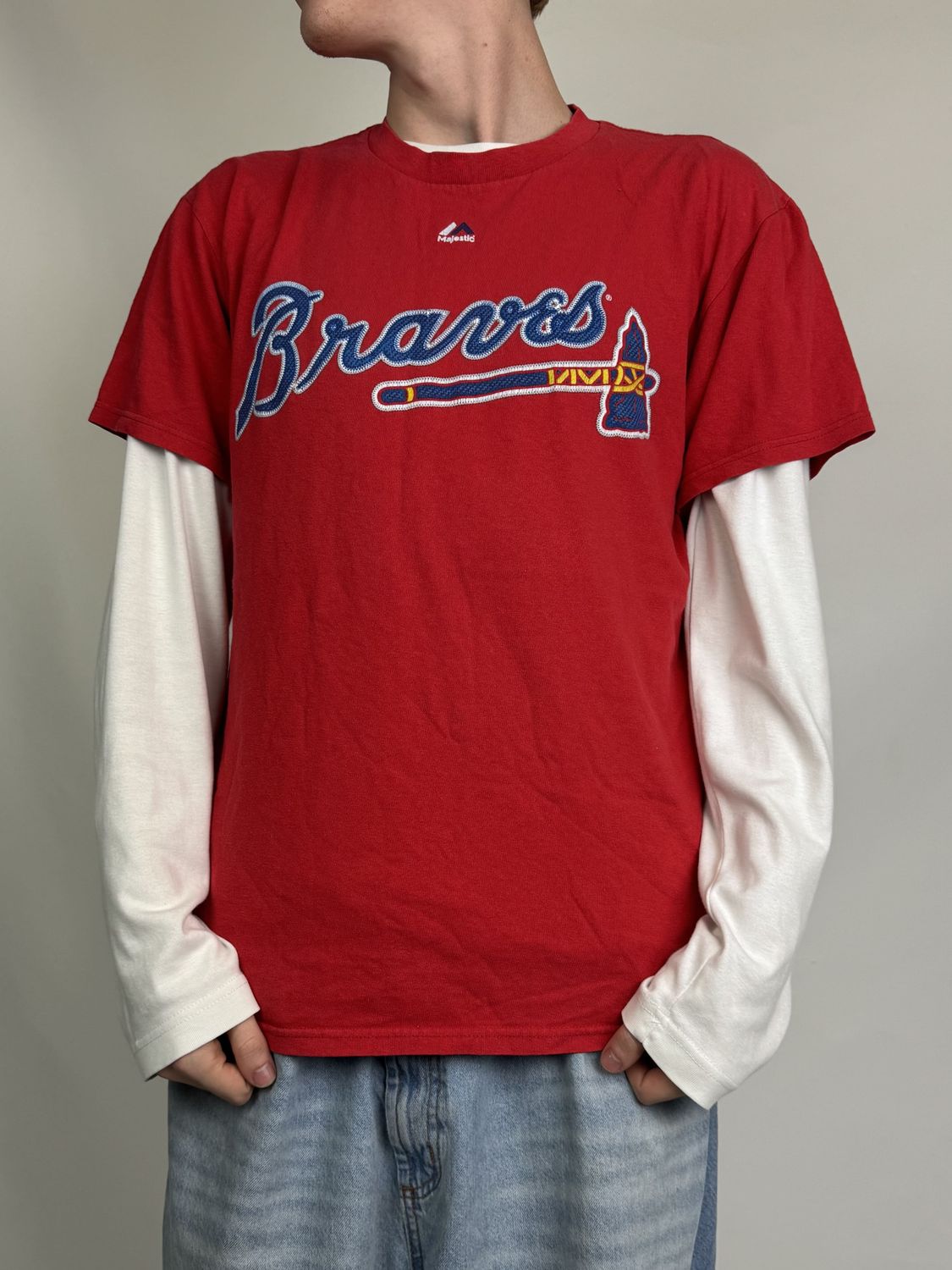 T-shirt Atlanta Braves Majestic (M)