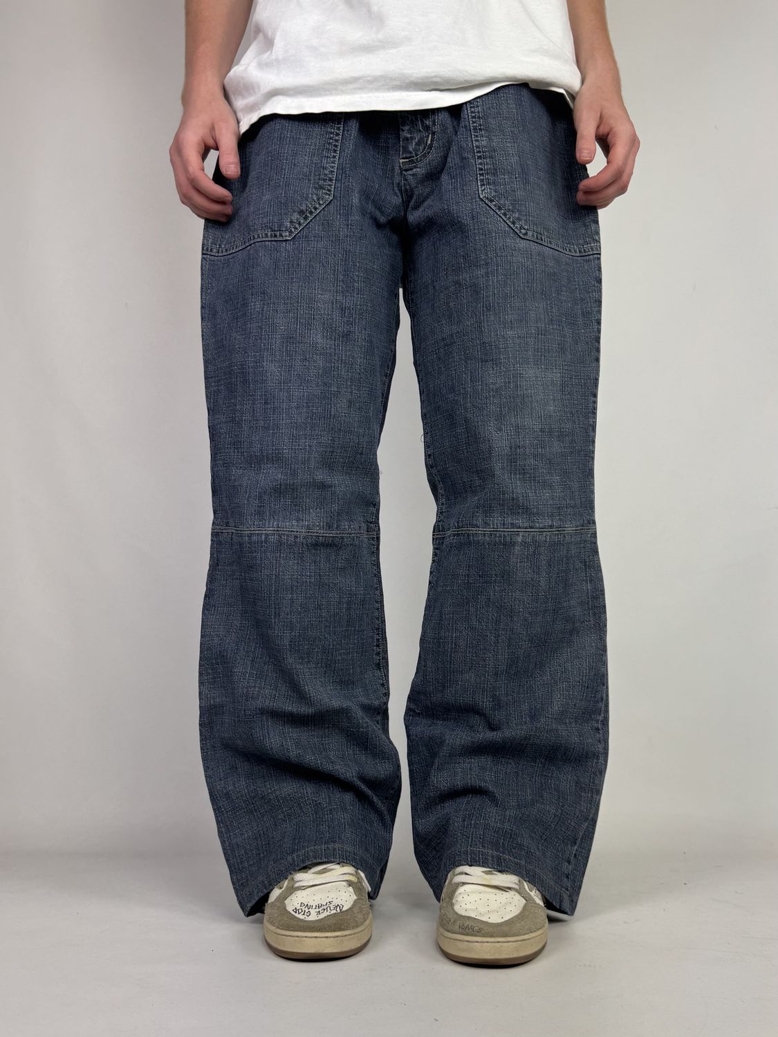 Spodnie Wide Leg Denim (XL)