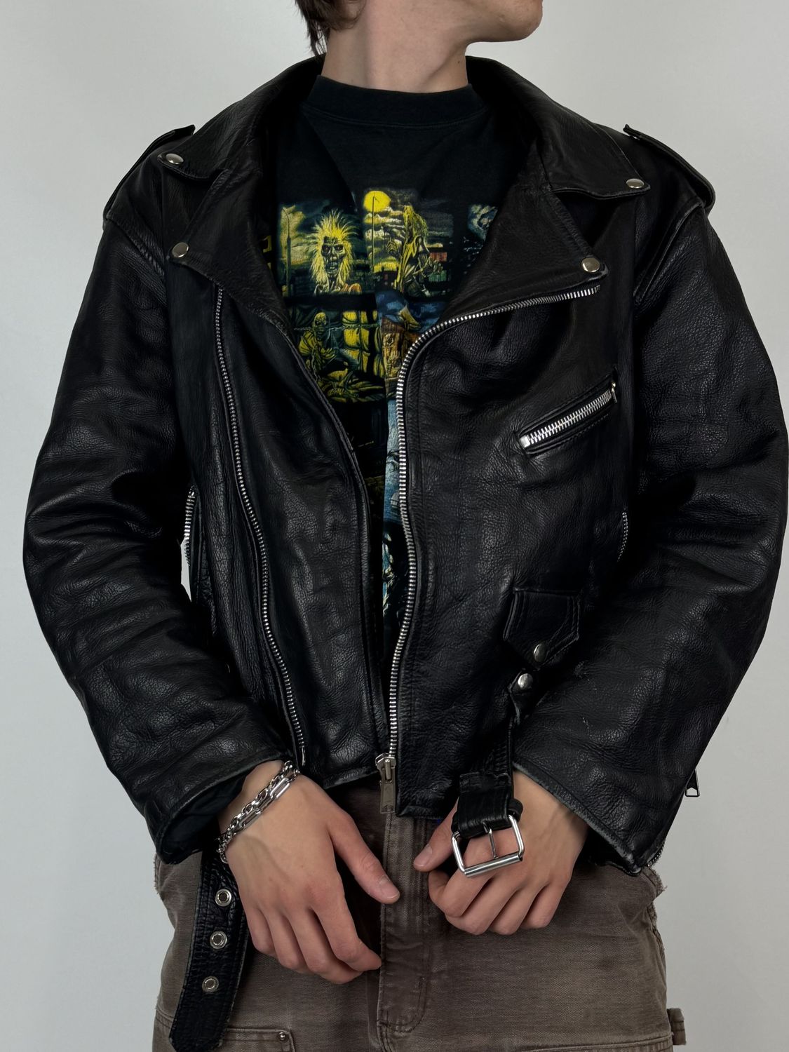 Kurtka Skórzana Ramones (M)