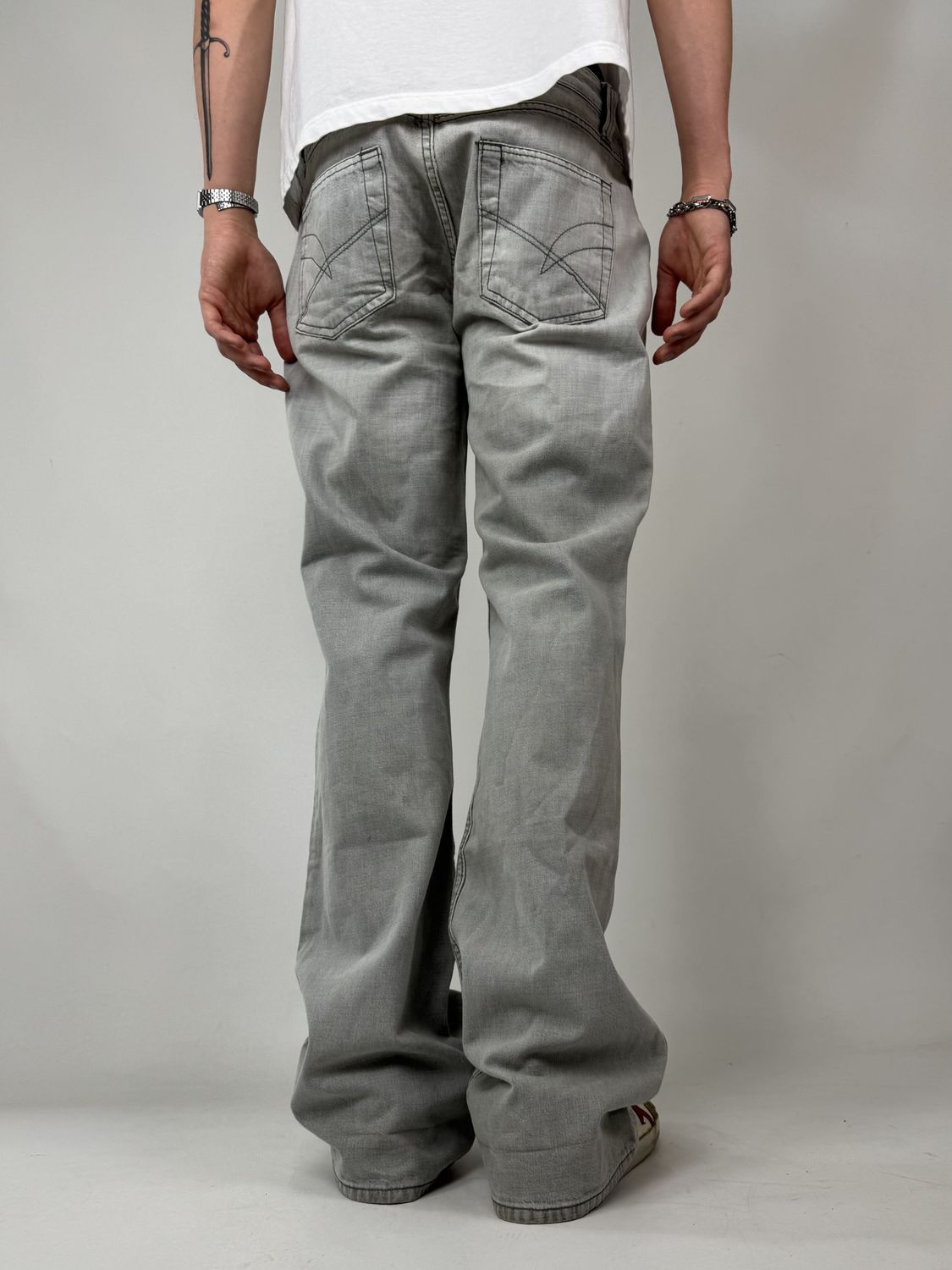 Spodnie Flared Fishbone (M)