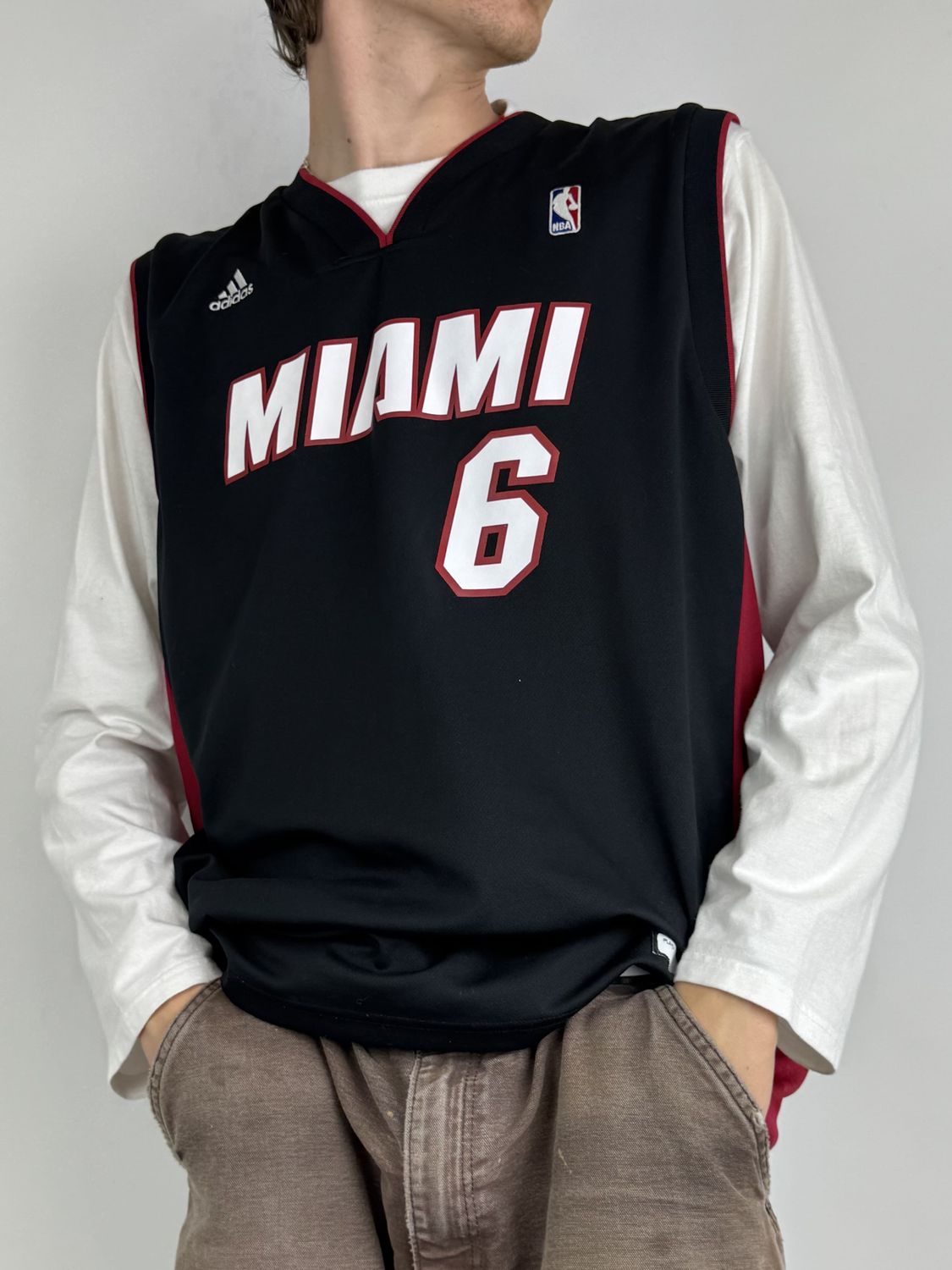 Jersey Miami Heat Lebron James (L)