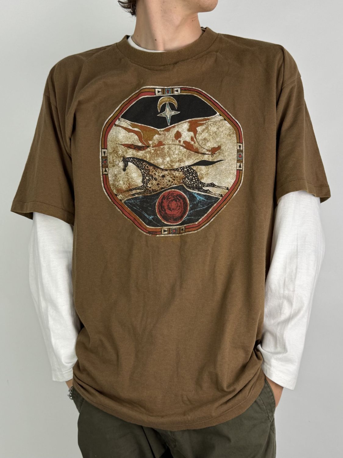 T-shirt &#39;Mandala&#39; 90&#39;s (XL)