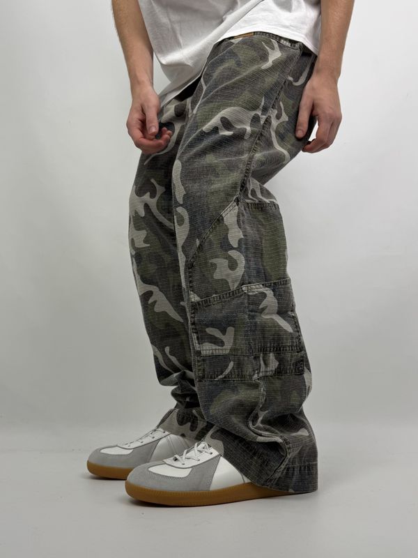 Spodnie Camo Cargo (Damskie XL)