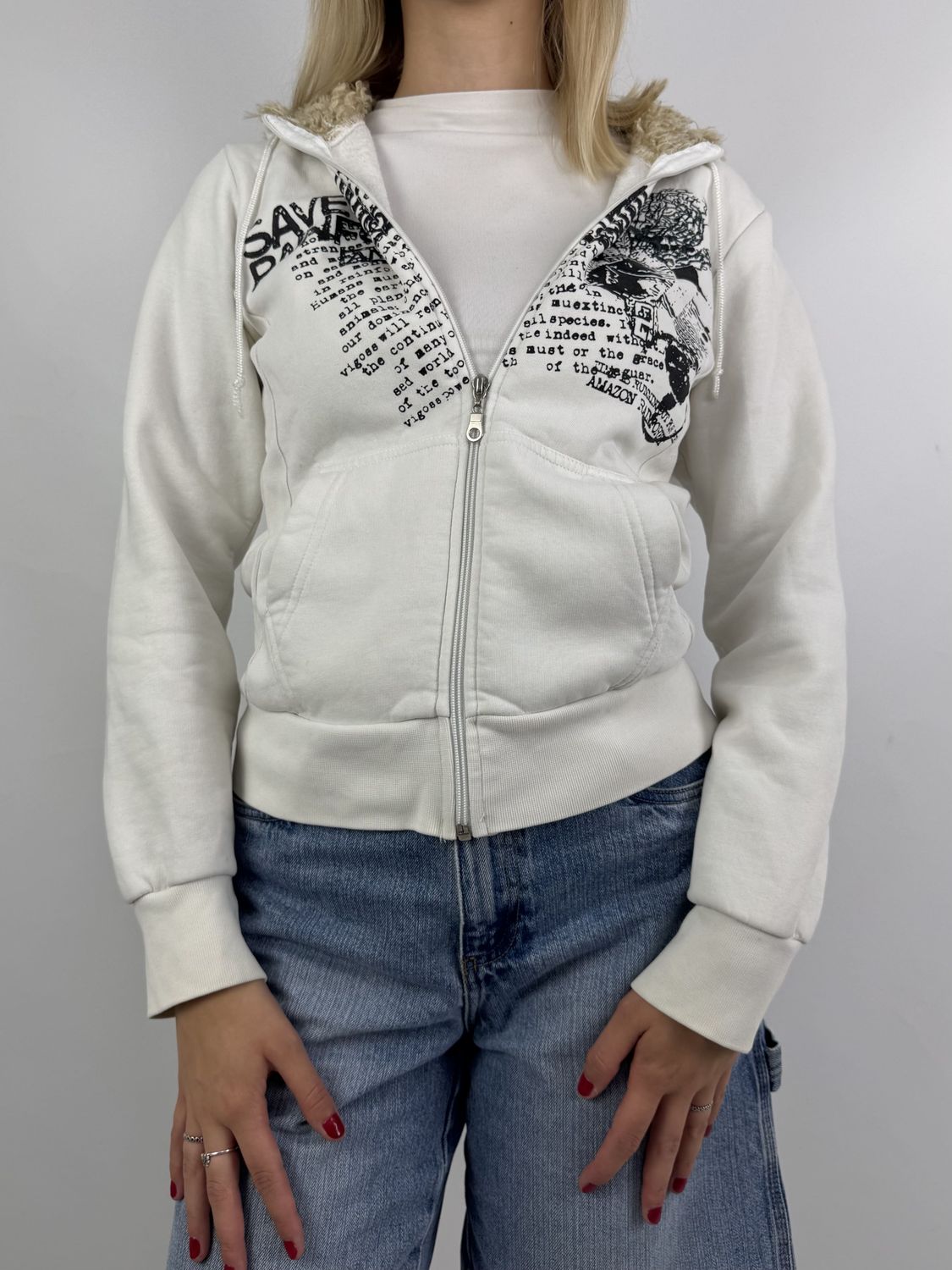 Bluza rozpinana Y2K (XS)