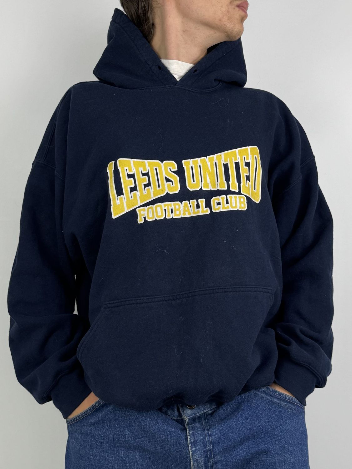 Bluza z kapturem Leeds United (XXL)