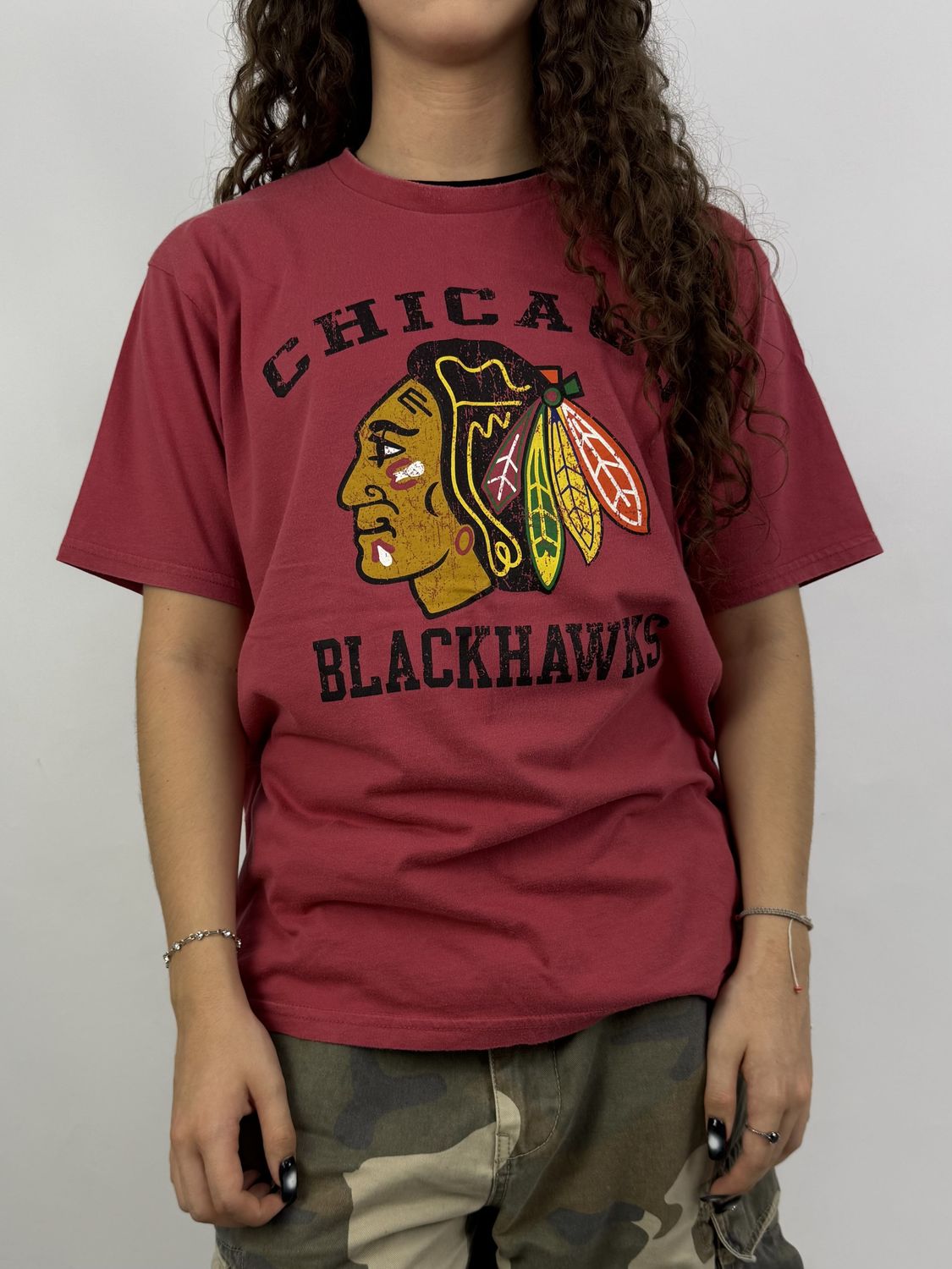 T-shirt Chicago BlackHawks (L)