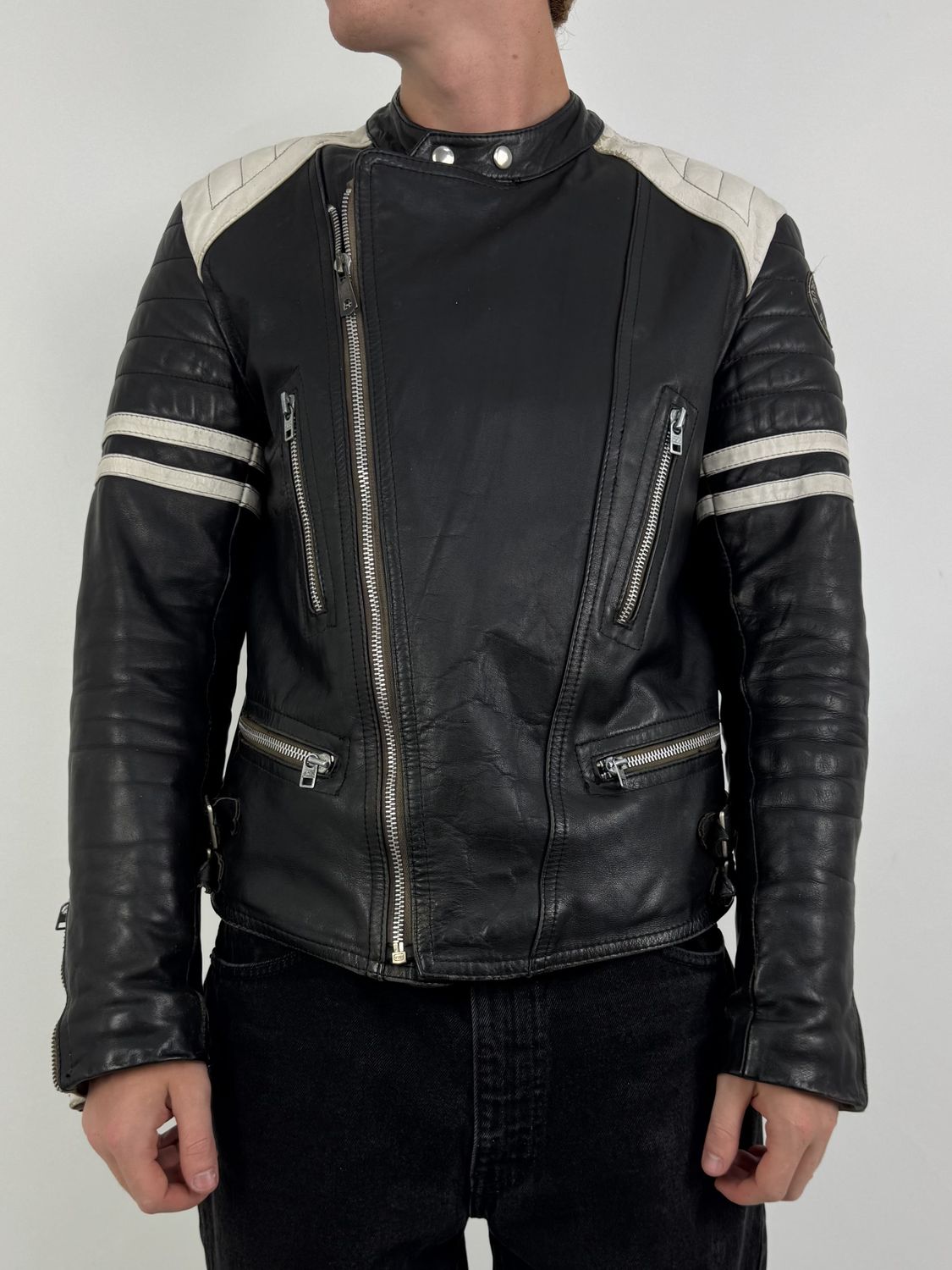 Kurtka Skórzana Biker (M)
