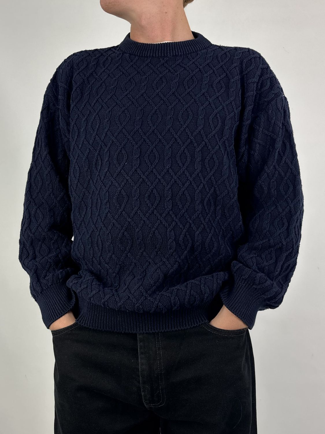 Sweter Wzorzysty (M)