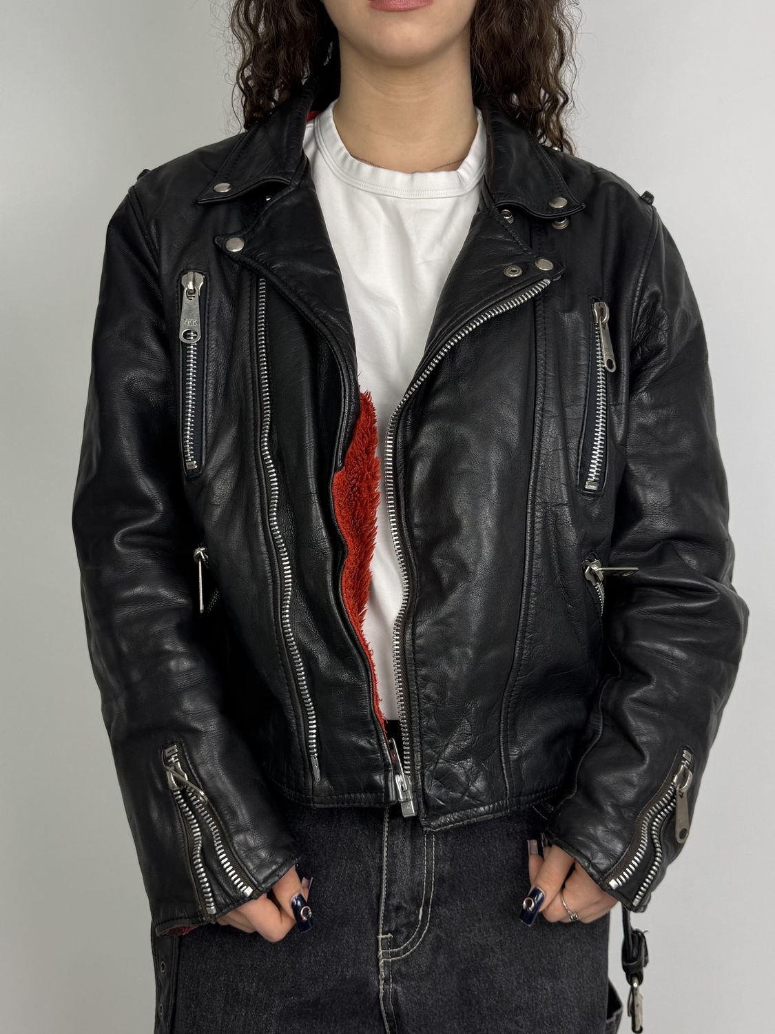 Kurtka Skórzana Ramones (XS)