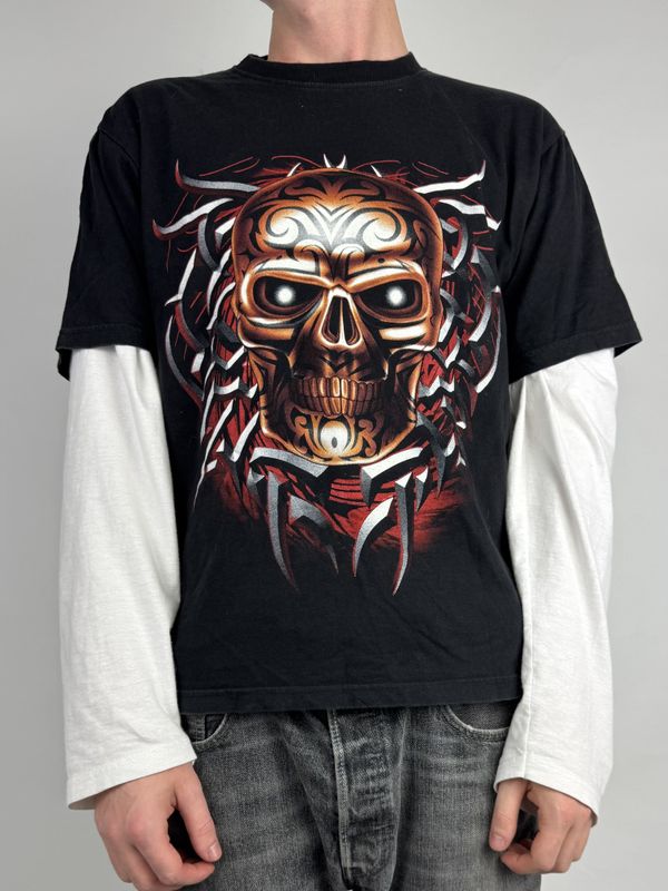 T-shirt Tribal Skull (S)