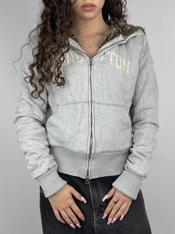 Bluza rozpinana Benetton Futerko (Damskie S)