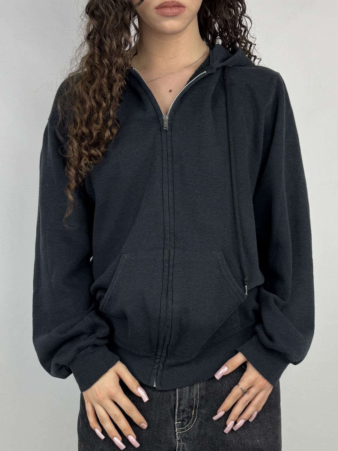 Bluza rozpinana Blank 90&#39;s (M)