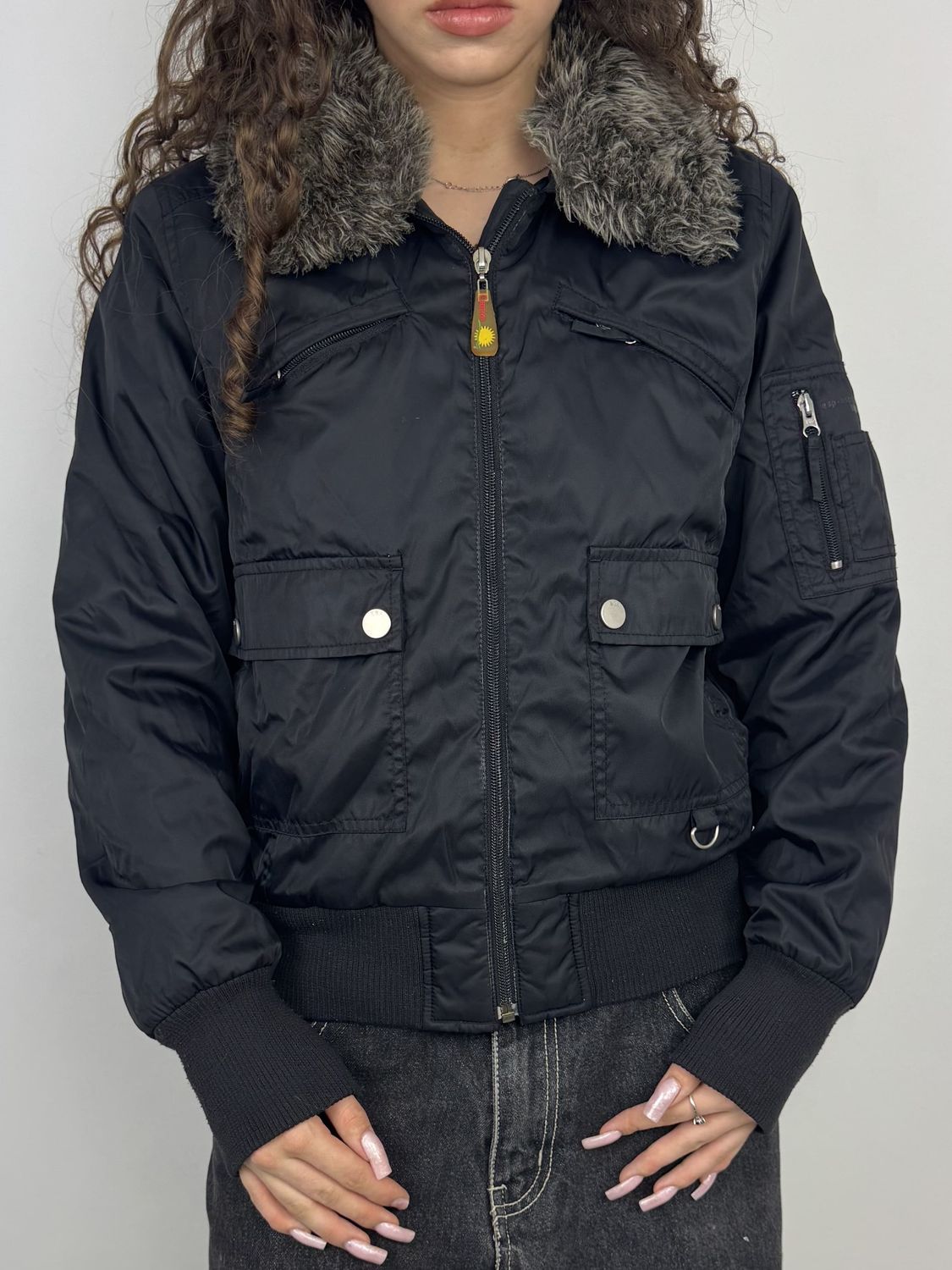 Kurtka Bomberka Futerko (Damskie M)