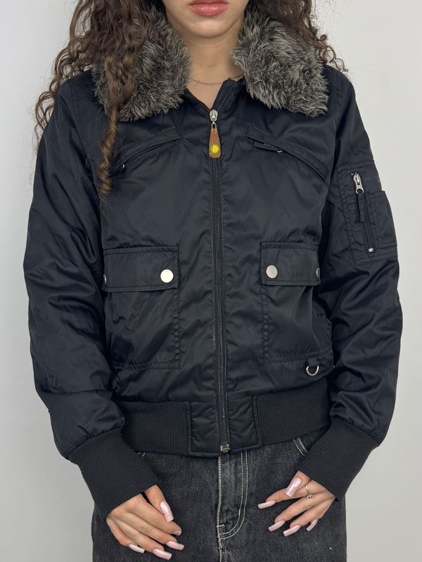 Kurtka Bomberka Futerko (Damskie M)