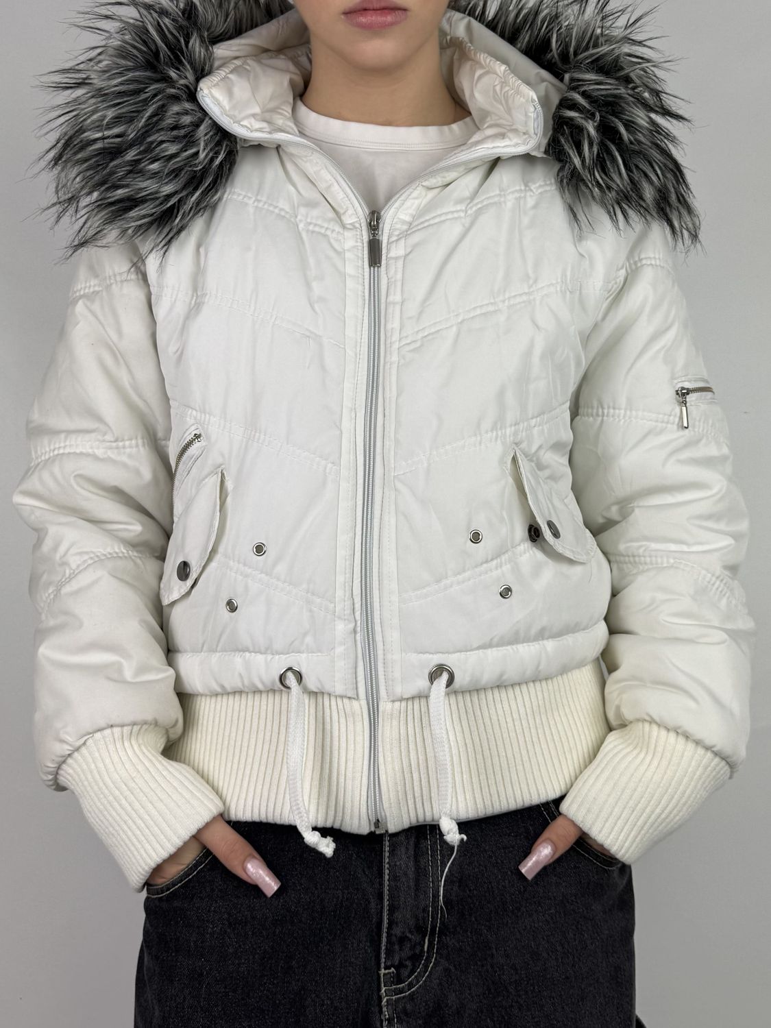 Kurtka Bomberka Futerko (Damskie M)