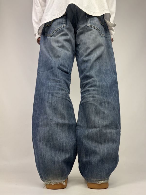 Spodnie Fishbone Baggy (L)