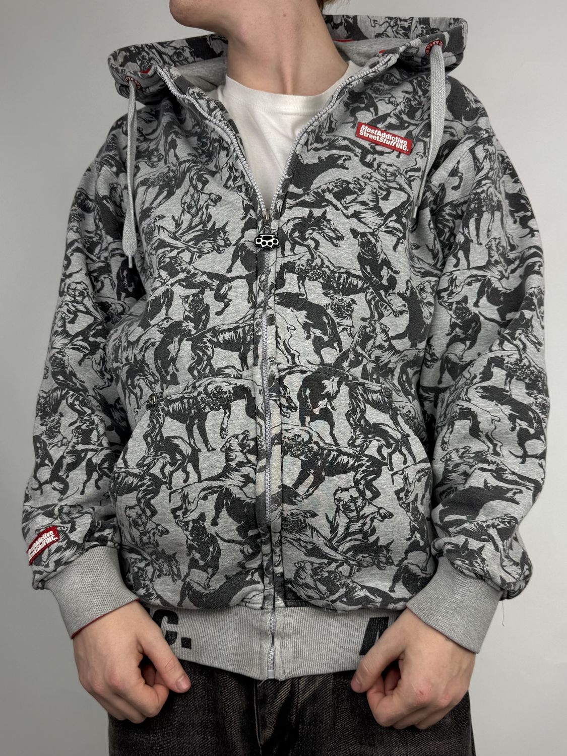 Bluza rozpinana Fullprint (L)