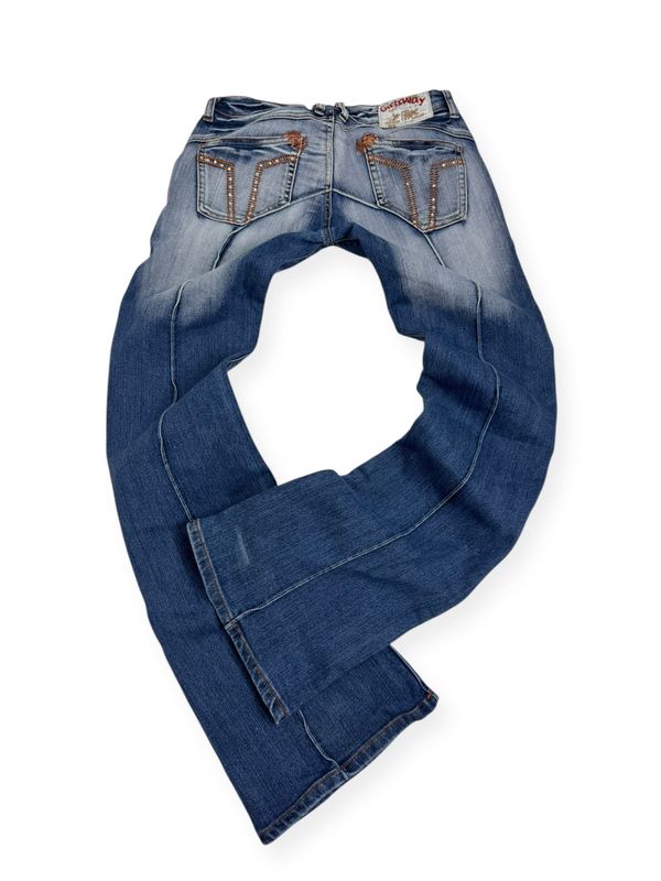 Spodnie Y2K Flared (Damskie XS)