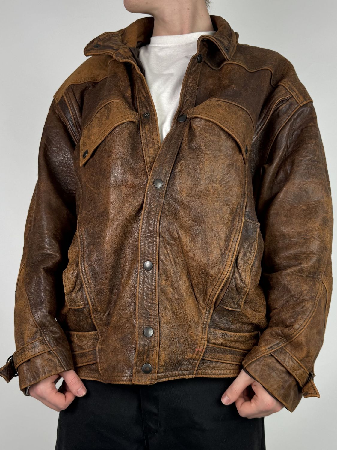 Kurtka Skórzana (L)