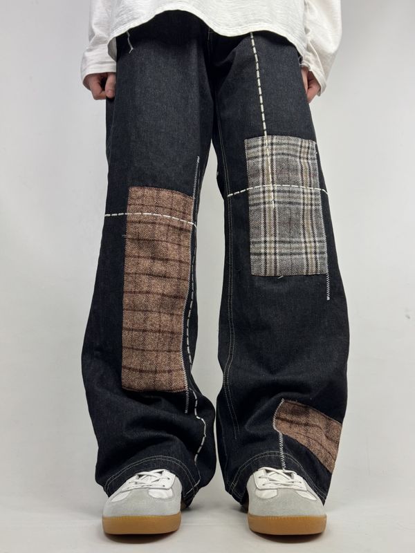 Spodnie Patchwork Baggy (XL)