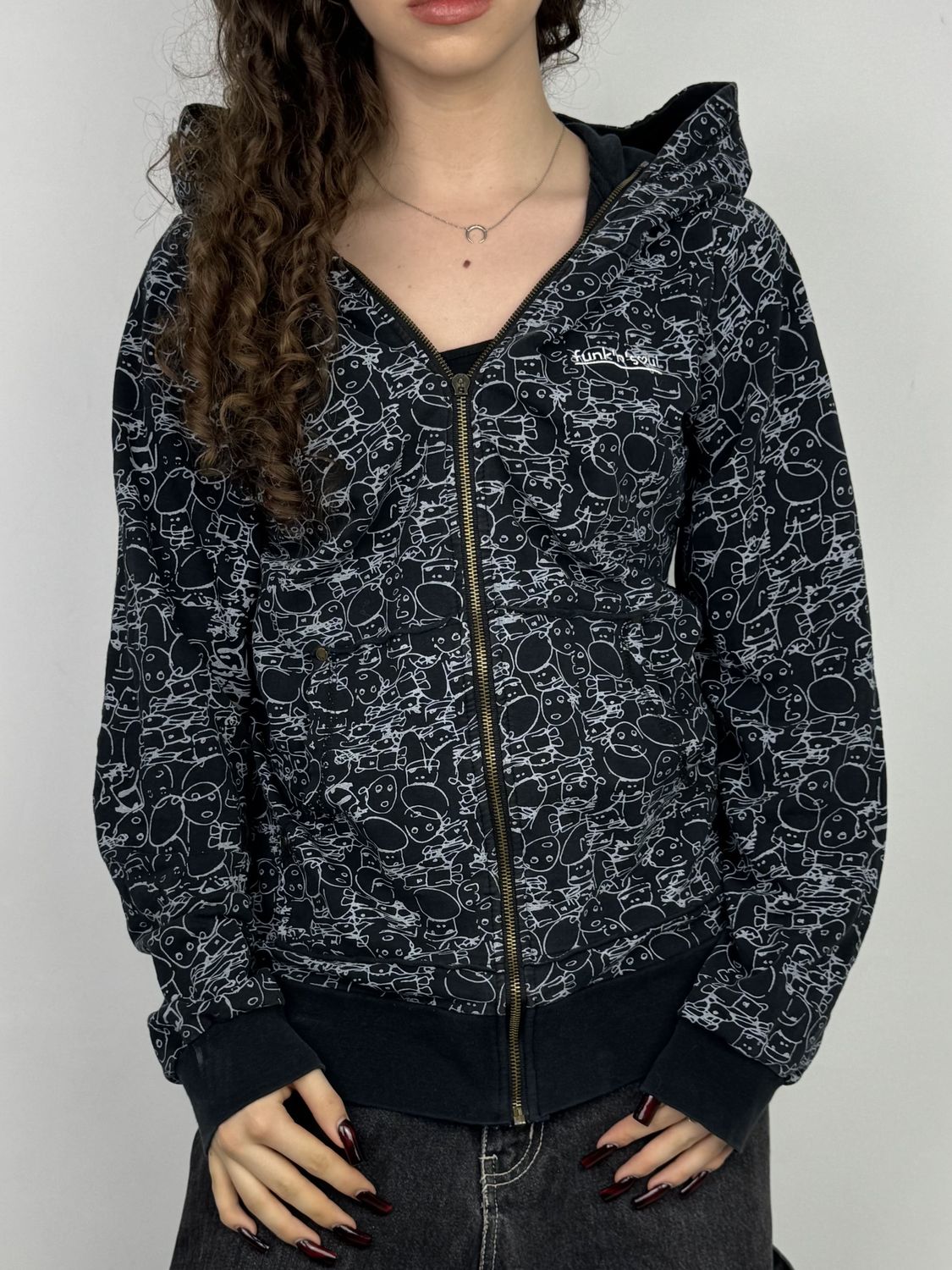 Bluza rozpinana Fullprint (M)