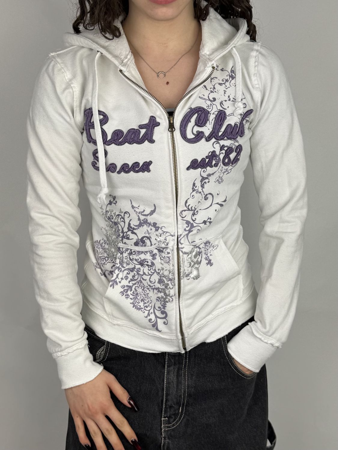 Bluza rozpinana Beat Club Y2K (Damskie S)