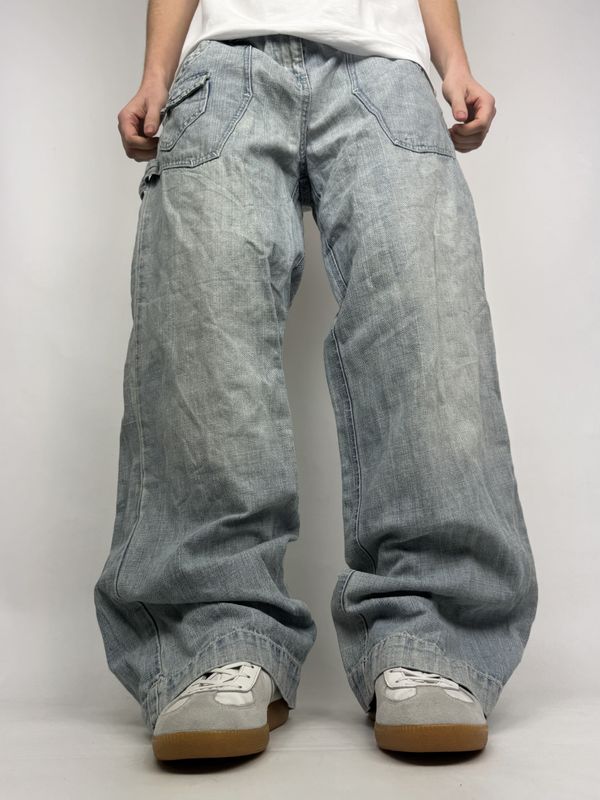 Spodnie Wide Leg Jeans (XL)