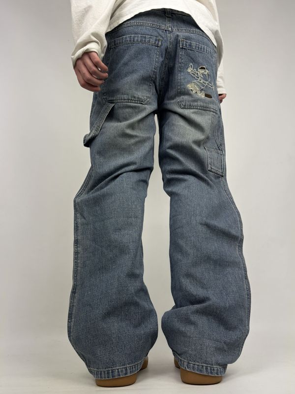 Spodnie Baggy Carpenter z Haftem (S)