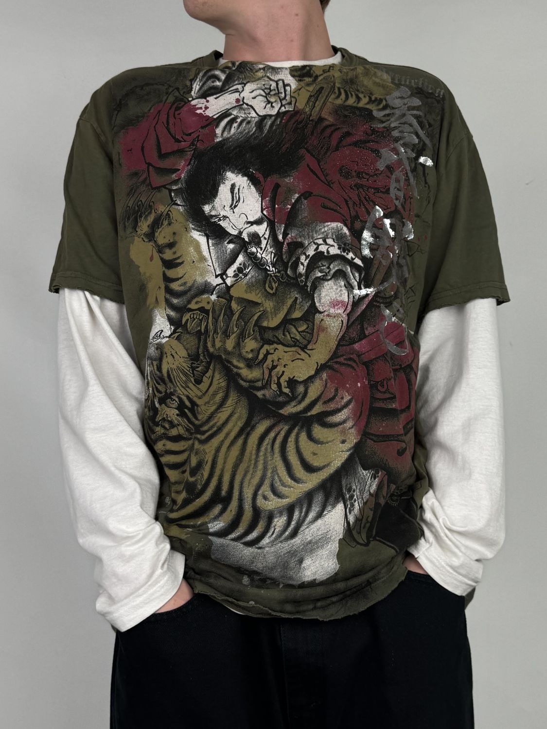 T-shirt Affliction Samurai Japan (XL)