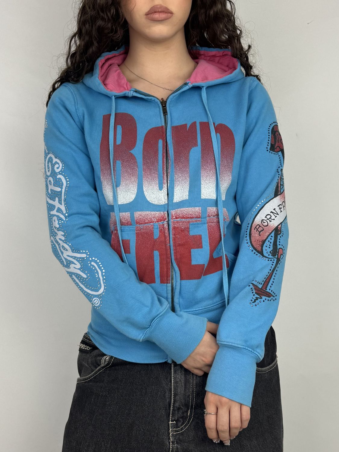 Bluza rozpinana Ed Hardy Y2K (Damskie XS)