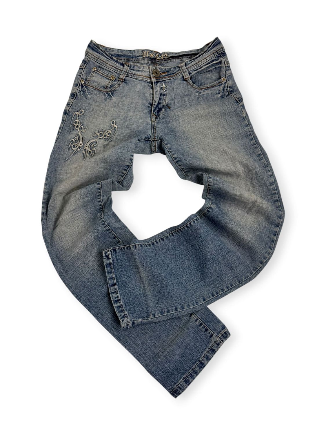 Spodnie Flared Y2K Tribal (Damskie M)