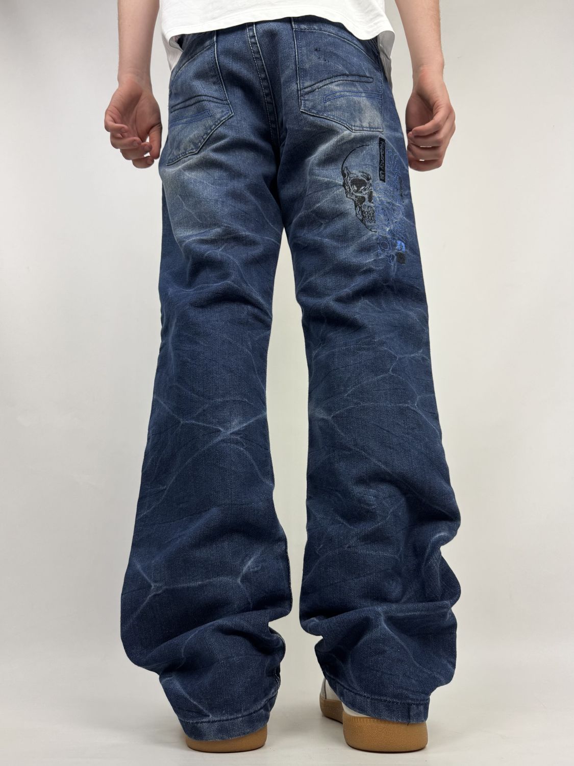 Spodnie z Haftem Baggy (M)