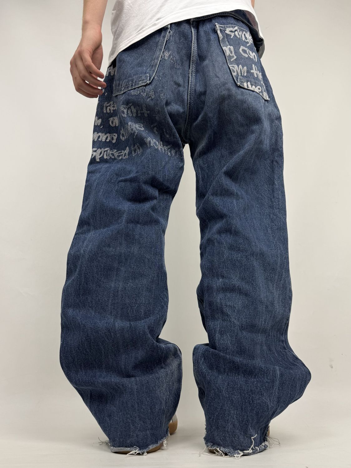 Spodnie z Nadrukiem Baggy (XL)