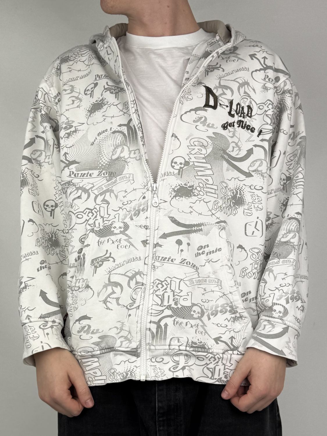 Bluza rozpinana Fullprint (M)