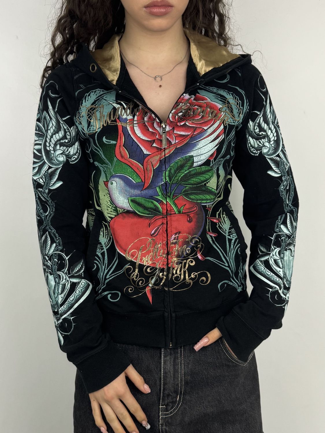 Bluza rozpinana Y2K Fullprint (Damskie M)