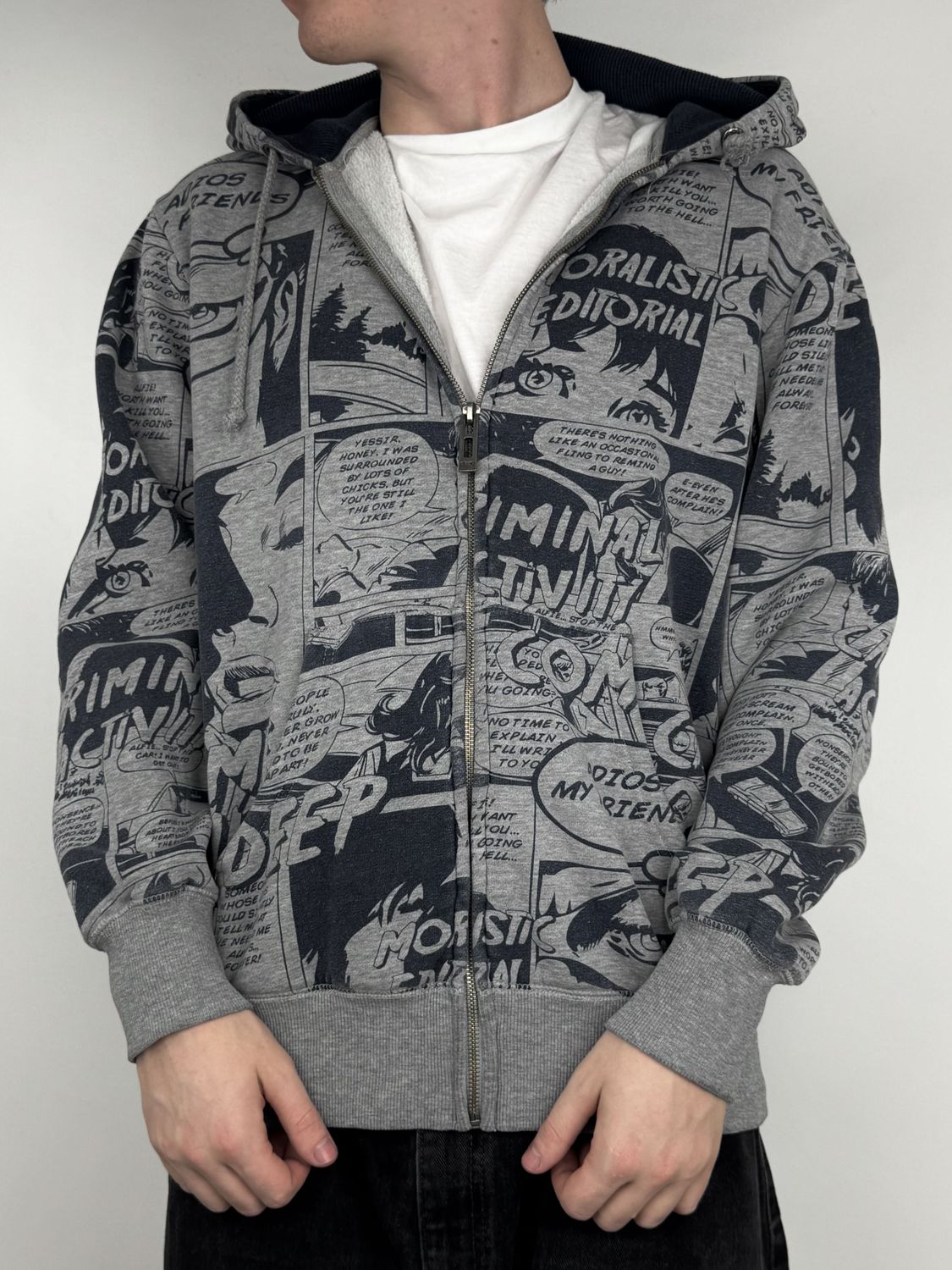 Bluza rozpinana Fullprint (M)