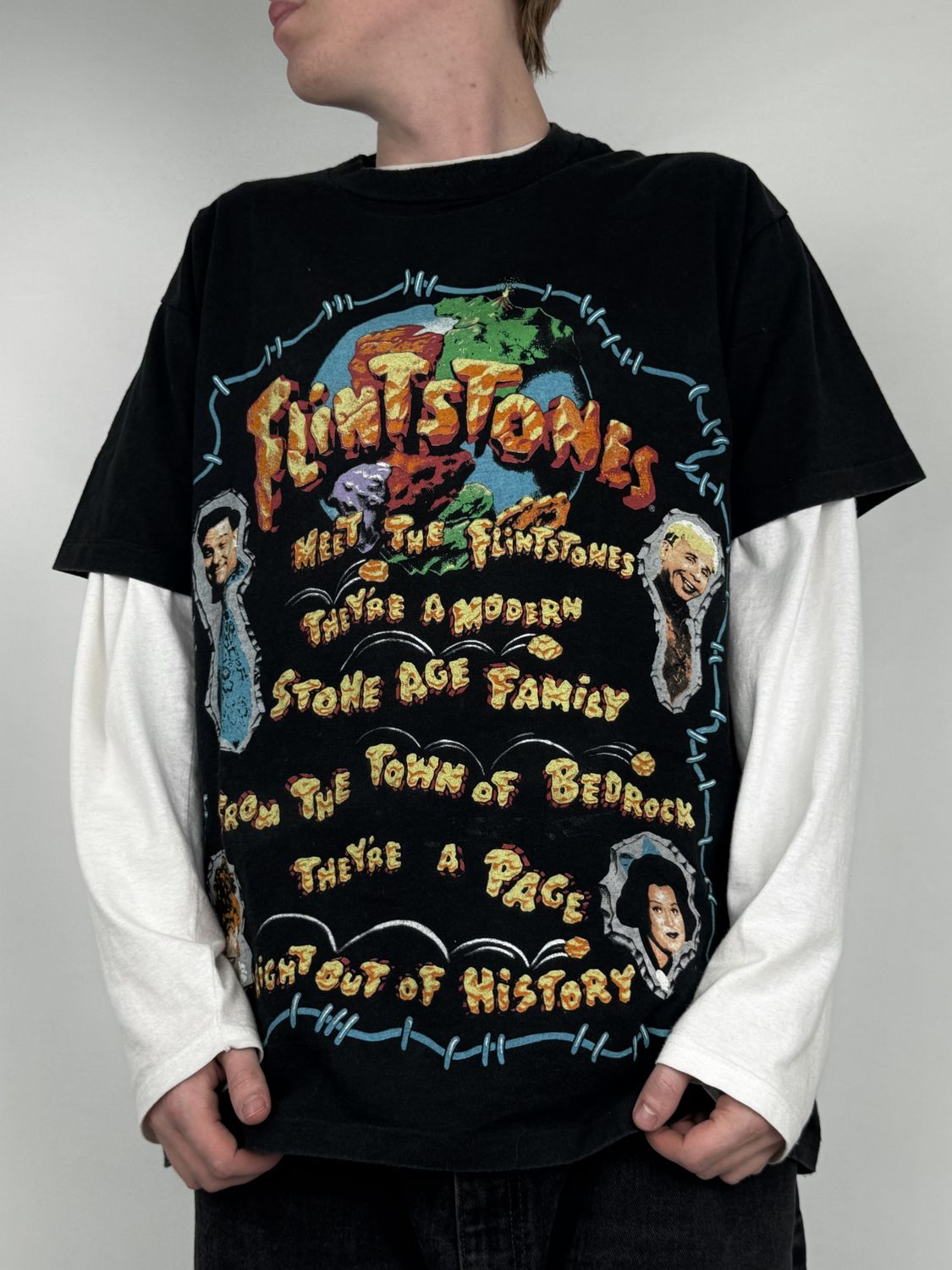 T-shirt The Flinstones 90's Vintage (XL)