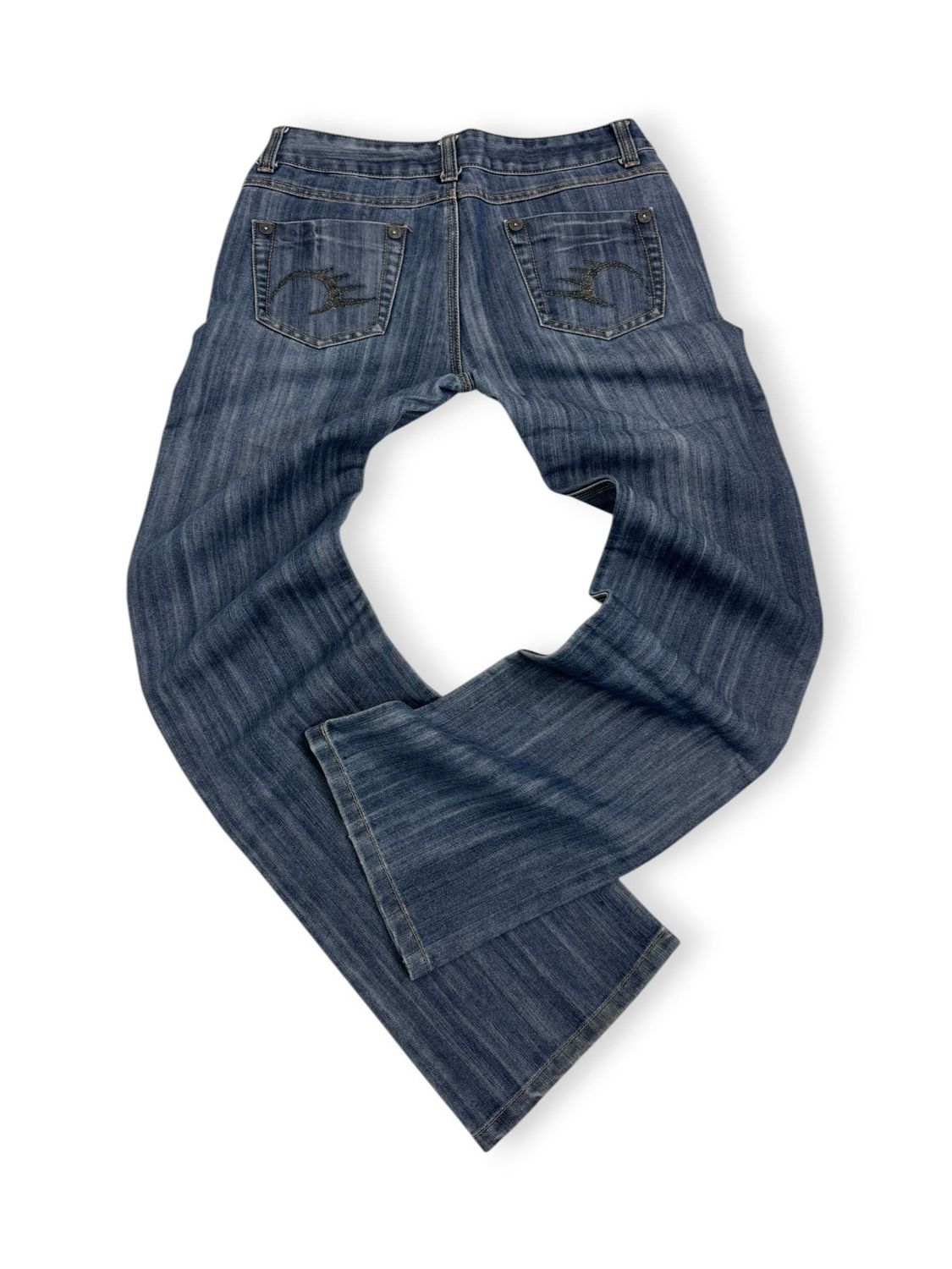 Spodnie Flared Haft Y2K (M)